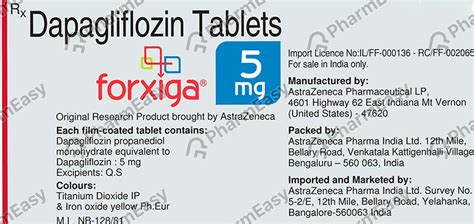 Buy Dapaford 5 MG Tablet (15) Online at Flat 15% OFF | PharmEasy