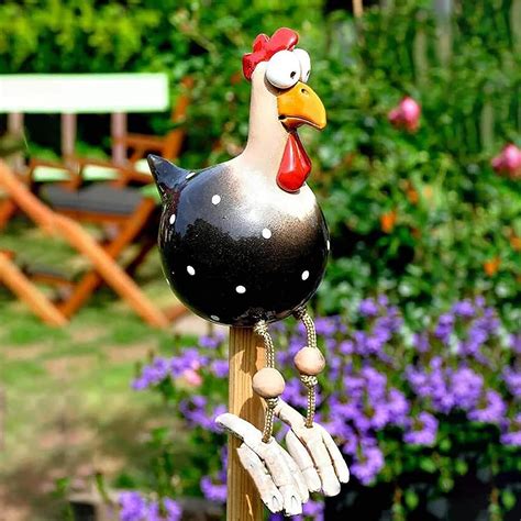Bogoro Poule Decorative Jardin, Poules Decoratives, Deco Jardin Exterieur, Statue Drôle de ...