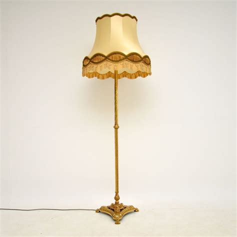 Antique French Style Brass Floor Lamp | Marylebone Antiques