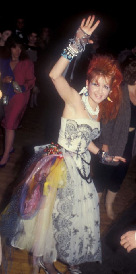 80s Cyndi Lauper Cyndi Lauper In Concert, 1980s.