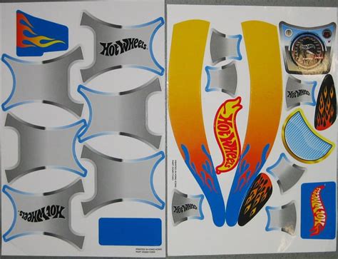 Buy Set Of HOT WHEELS Decals for The Original Big Wheel Spin-Out Racer ...