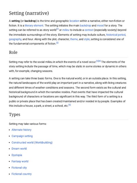 Setting Narrative 的图像结果