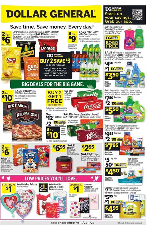 Dollar General Weekly Ads and Circulars from January 22
