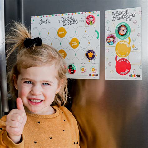 MiniMo Motivation - My Good Behavior Chart - Magnetic Behavior Chart ...