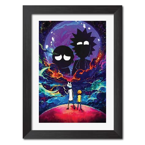 TenorArts Rick and Morty Anime Poster Rick Sanchez & Morty Smith Poster ...