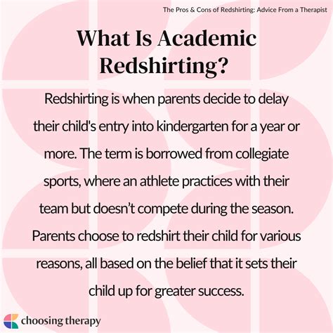 What Is Redshirting & Reasons Why Parents Do It