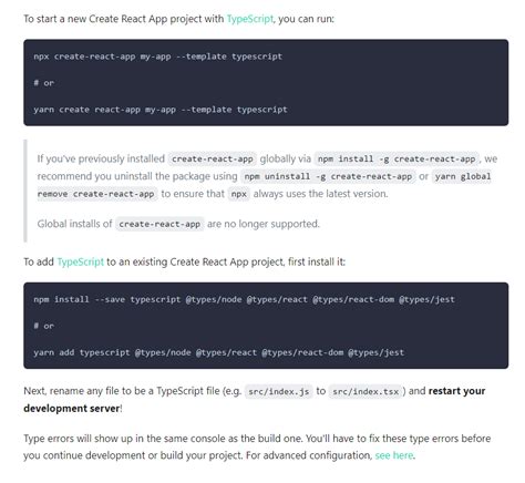 Image result for Create React App TypeScript