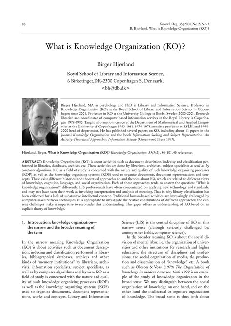 Knowledge Organization 的图像结果