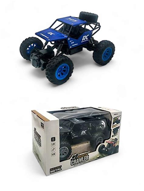 Monster Rock Crawler Car With Mist Smoke Spray Function - Blue LMI11030 ...
