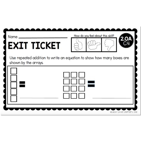 Lesson 10 Grade 2 Module 4 Exit Ticket 的图像结果