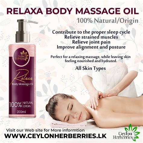 Relax Body Massage oil - Aussie Bay