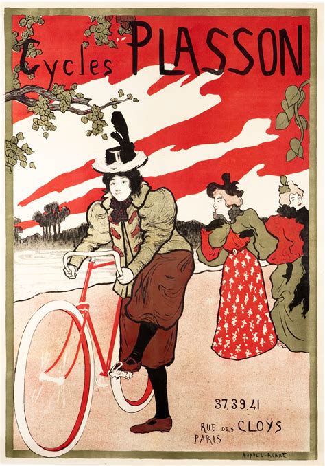 Cycles Plasson | Bicycle advertising, Vintage ads, Vintage posters
