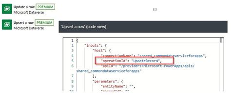 Upsert Dataverse Power Automate 的图像结果