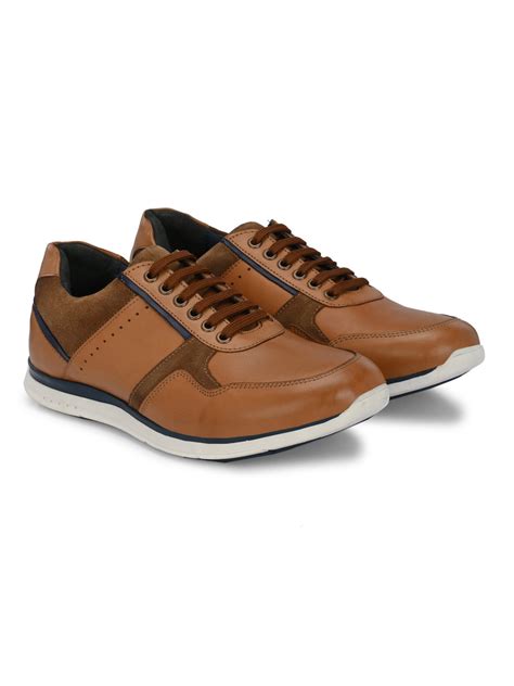 Flecker Mens Leather Sneakers – Delize