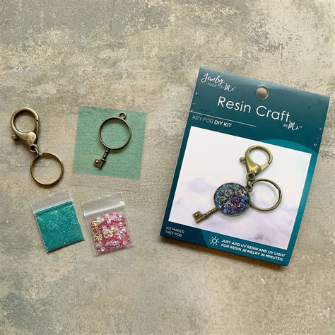 Resin Craft By Me™ Key Fob UV Resin DIY Kit | Michaels