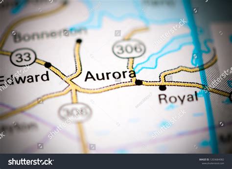Aurora North Carolina Usa On Map Stock Photo 1203684082 | Shutterstock