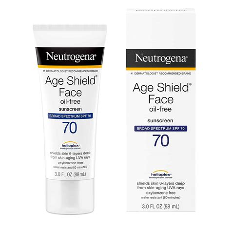 Neutrogena Age Shield Face Sunscreen SPF 70 | 3 Ounce | MerryDerma Pakistan