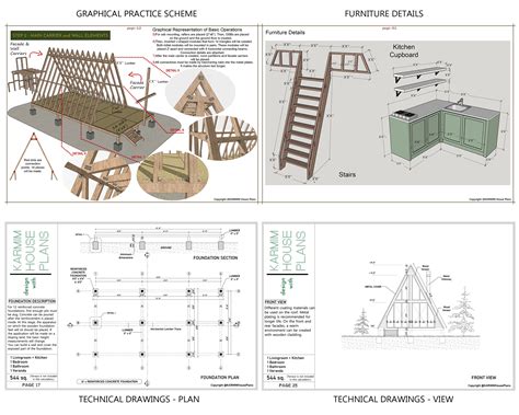 Tiny A-frame Cabin DIY Plans 16x24 Modern Cabin House - Etsy UK