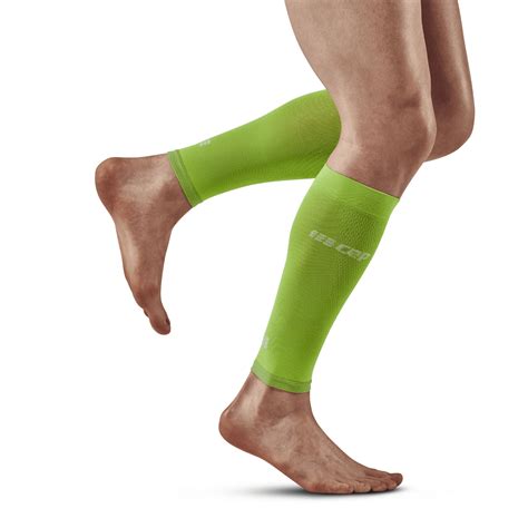 CEP Ultralight Compression Men's Calf Sleeves (Green/Black ...
