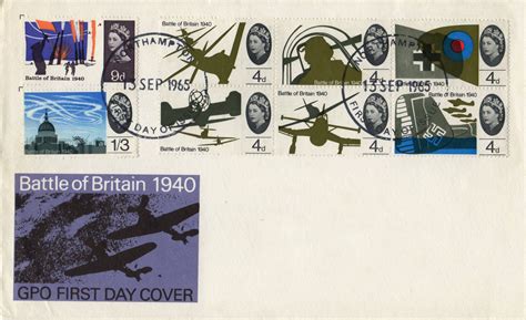 25th Anniversary of Battle of Britain (1965) : Collect GB Stamps