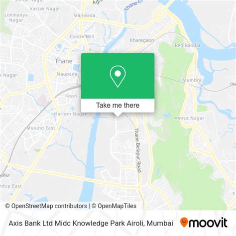 How to get to Axis Bank Ltd Midc Knowledge Park Airoli by bus or train?