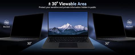 16 Inch Laptop Privacy Screen, Anti Glare Blue Light Privacy Filter ...