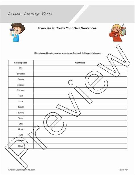 Linking Verbs Lesson 的图像结果