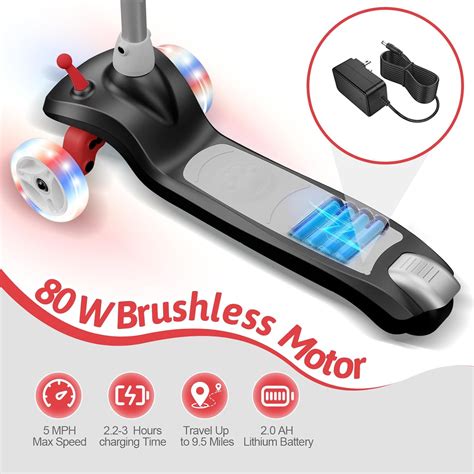 Gobazaar Electric Scooter for Kids Ages 3-8, 3 Wheel Kids India | Ubuy
