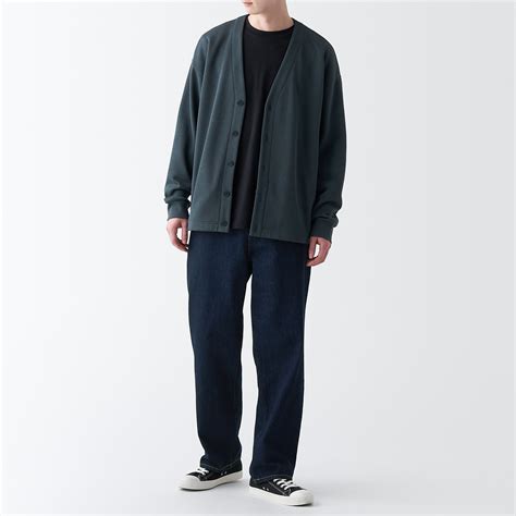 Denim wide fit pants