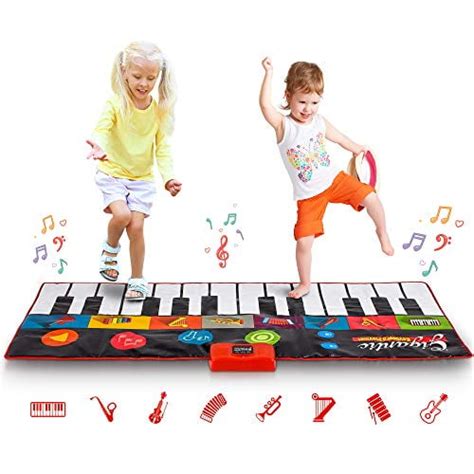Buy Abco Tech Giant Piano Mat - Jumbo Floor Keyboard with Play, Record ...