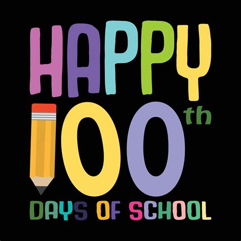 funny gift 100th days of school gift design 26119875 Vector Art at Vecteezy