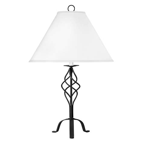 Black Wrought Iron Table Lamps - TamaraGarett