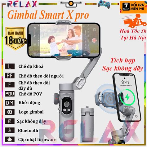 AOCHUAN Smart X Pro 3-Axis Smartphone Gimbal Handheld Stabilizer with ...