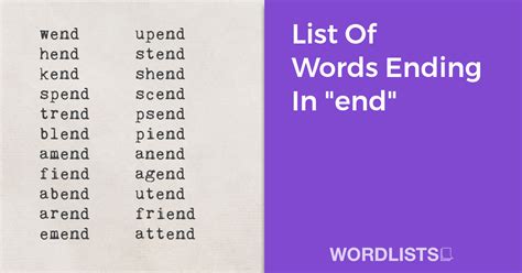 List Of Words Ending In "ve"