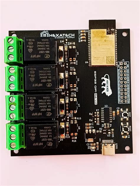 Generic ESP32 WROVER WiFi 4-Channel Relay Module : Amazon.in ...