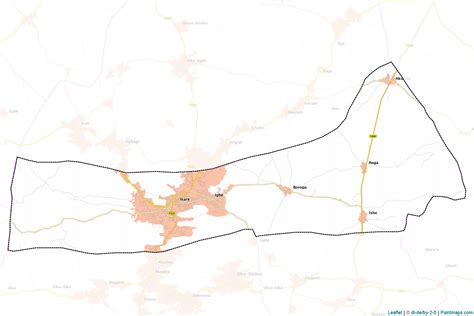 Make printable Akoko North East maps with border masking (cropping ...