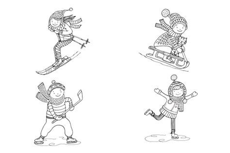 Winter Sports Figures 的图像结果