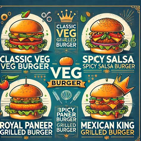 Types of Veg Burgers and Recipes - zorko.in