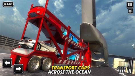 Cargo Pilot Car Transporter Racing Cars In Airplane Simulator 3D: City ...