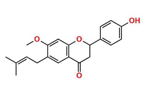 Bavachinin | CAS No- 19879-30-2 | Bavachinin A, 4`-Hydroxy 7-methoxy 6 ...