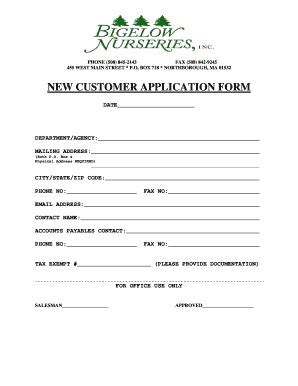 Bigelow Nurseries - Fill Online, Printable, Fillable, Blank | pdfFiller