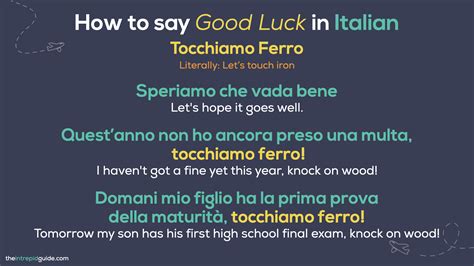 How to say GOOD LUCK in Italian: 10 Phrases You SHOULD Know [PDF Cheat ...