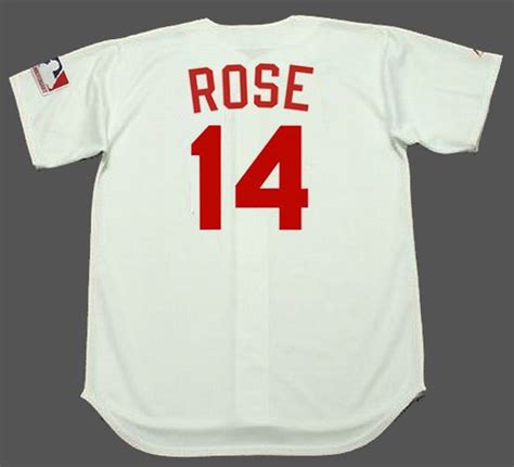 PETE ROSE | Cincinnati Reds 1969 Home Majestic Throwback Baseball Jersey