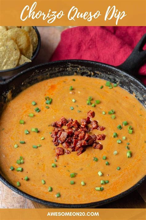 Smoky chorizo queso dip – Artofit