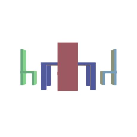 p3d.in - table and chairs