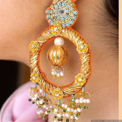 6 Absolutely Beautiful Gota Patti Jewellery Real Brides Are Loving