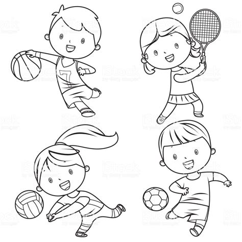 Sports Line Drawing at Toby Wise blog