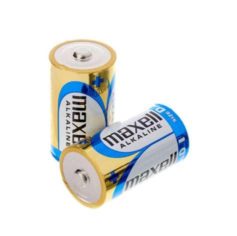 MAXELL D-SIZE Alkaline Battery Long Lasting 2PC/PACK