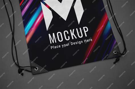 Premium PSD | Gym sack mock-up design
