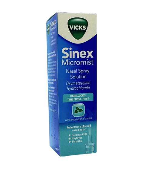 Vicks Sinex Micromist Aqueous Nasal Spray Solution - 15ml - Medicine Drop